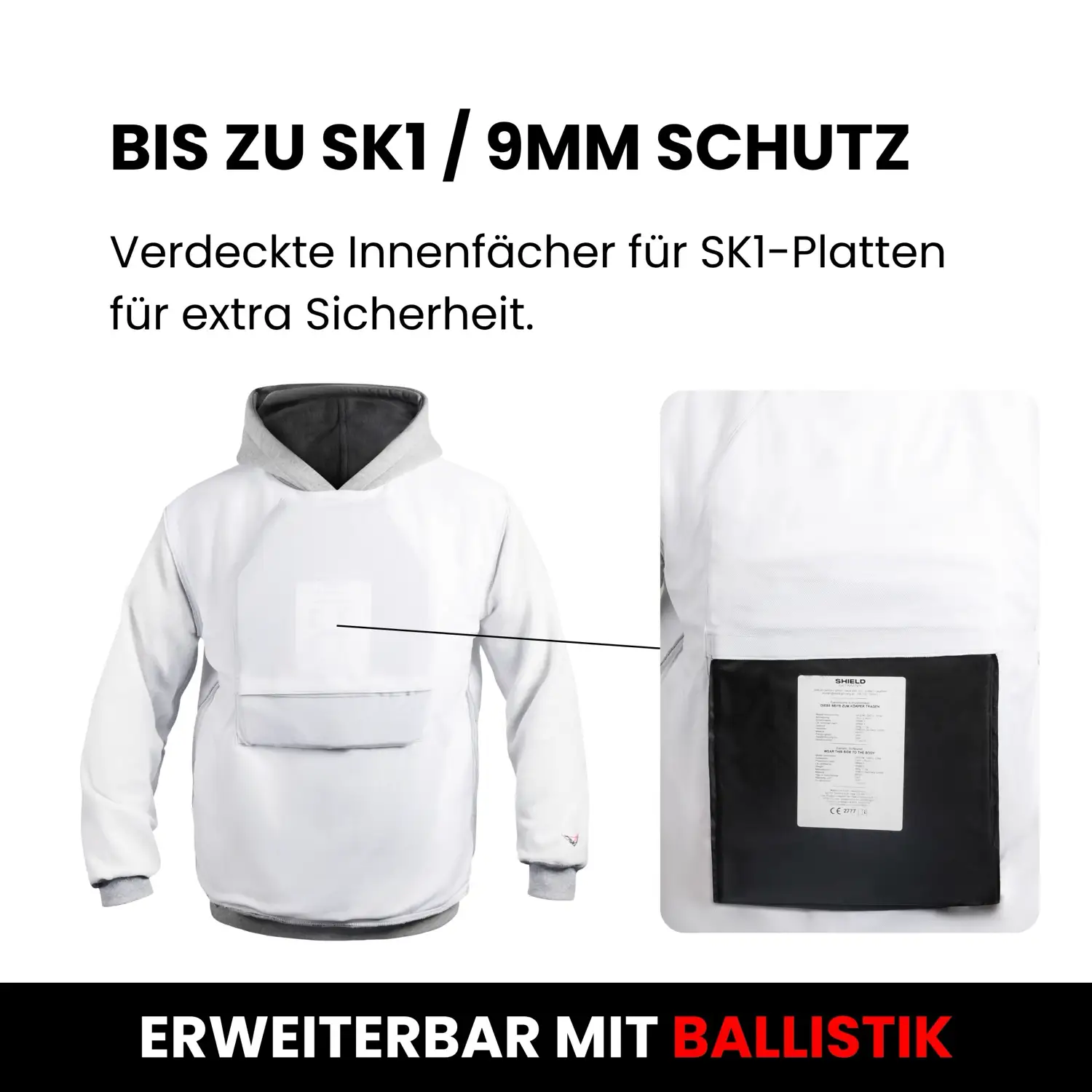 Protector Pro Hoodie - Schnitt- und Stichhemmend - Image 5
