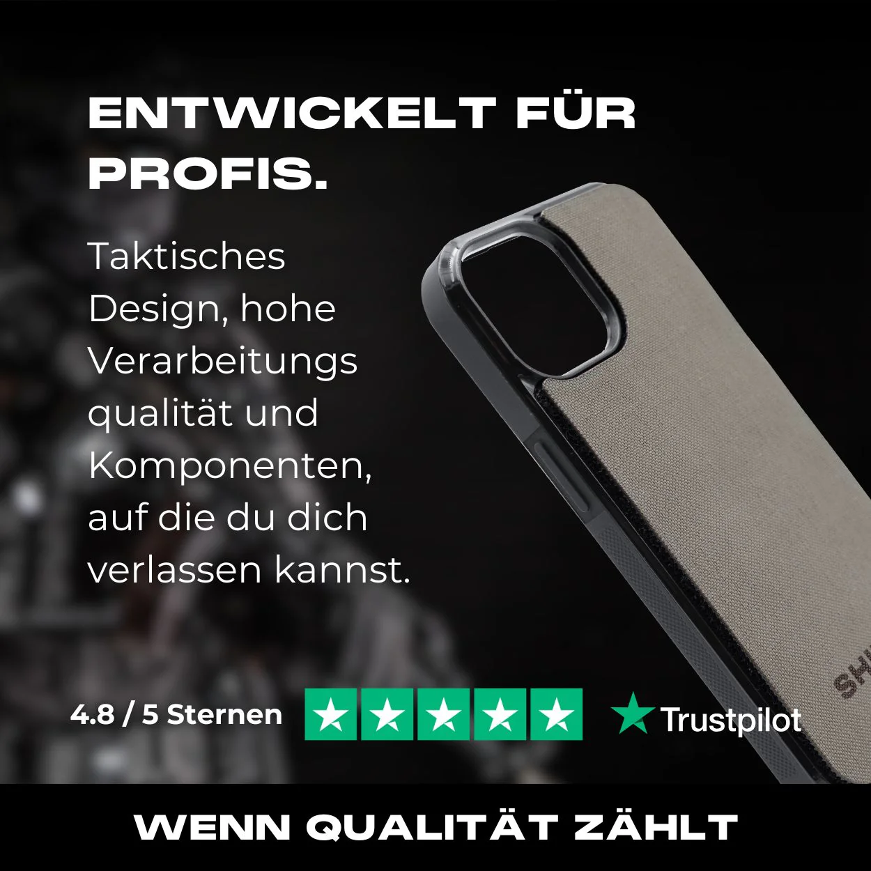 Tactical Case Cordura Panel -  iPhone 15 Reihe - Image 7