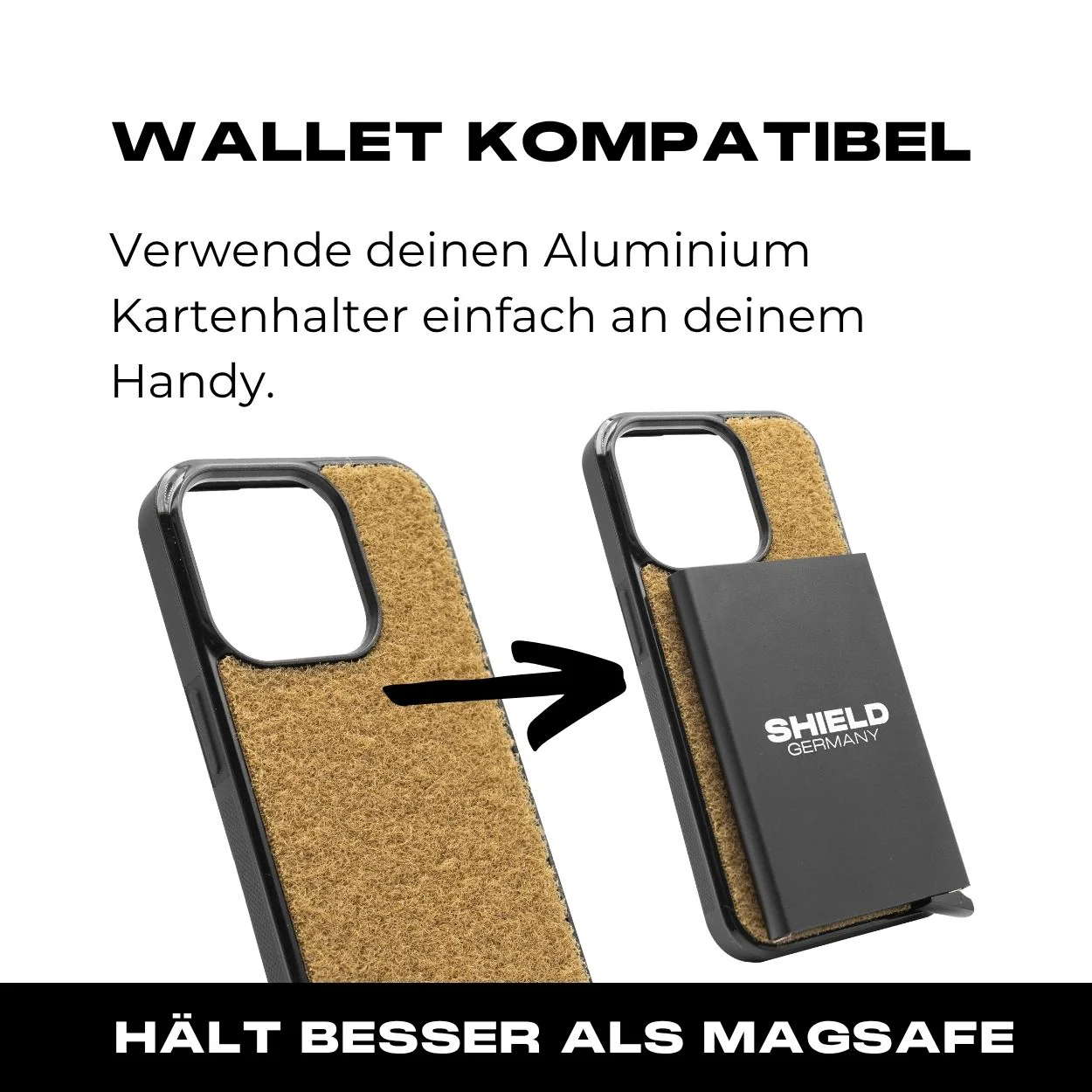 Tactical Case mit Coyote Flauschklett - iPhone 14 Reihe - Image 5