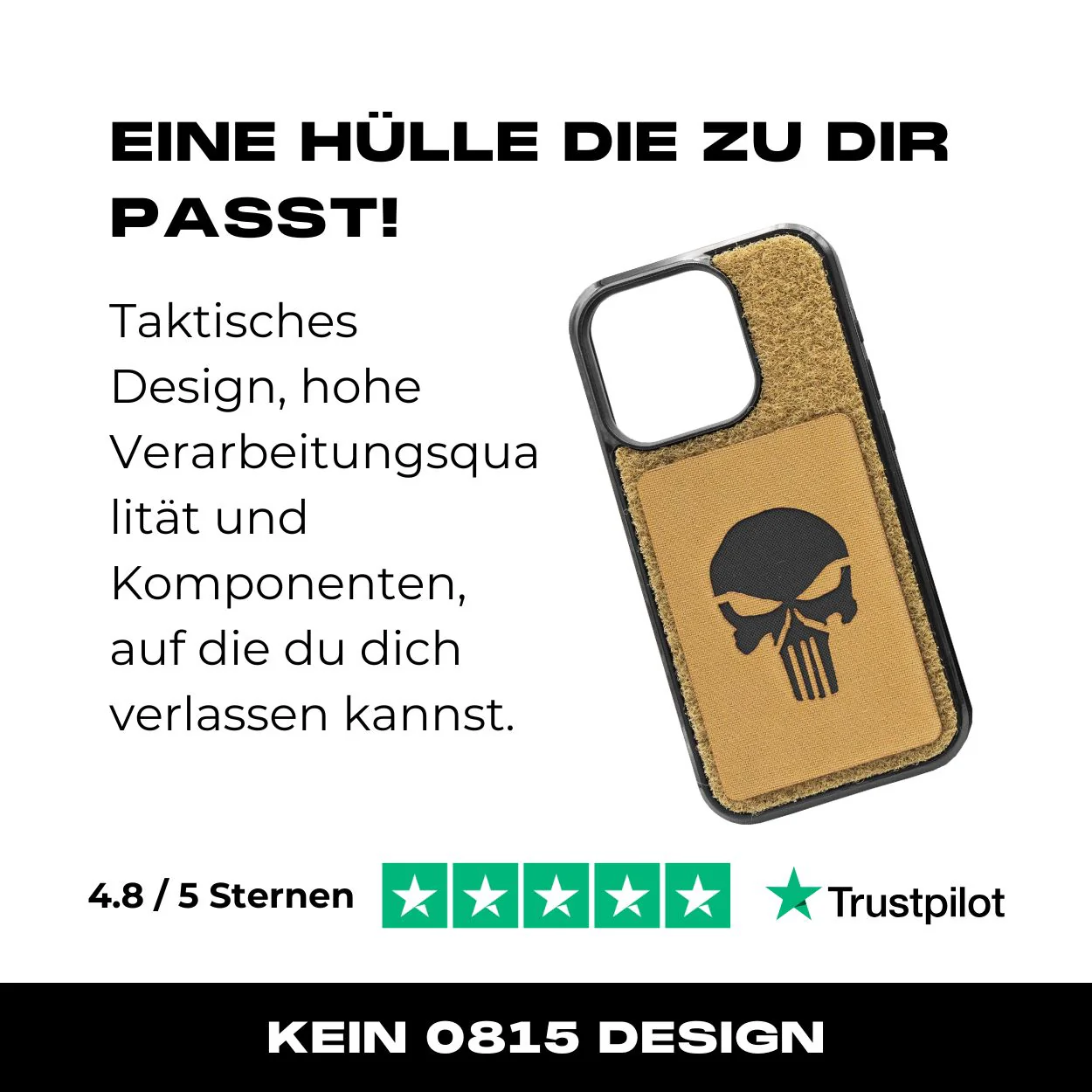 Tactical Case mit Coyote Flauschklett - iPhone 15 Reihe - Image 7