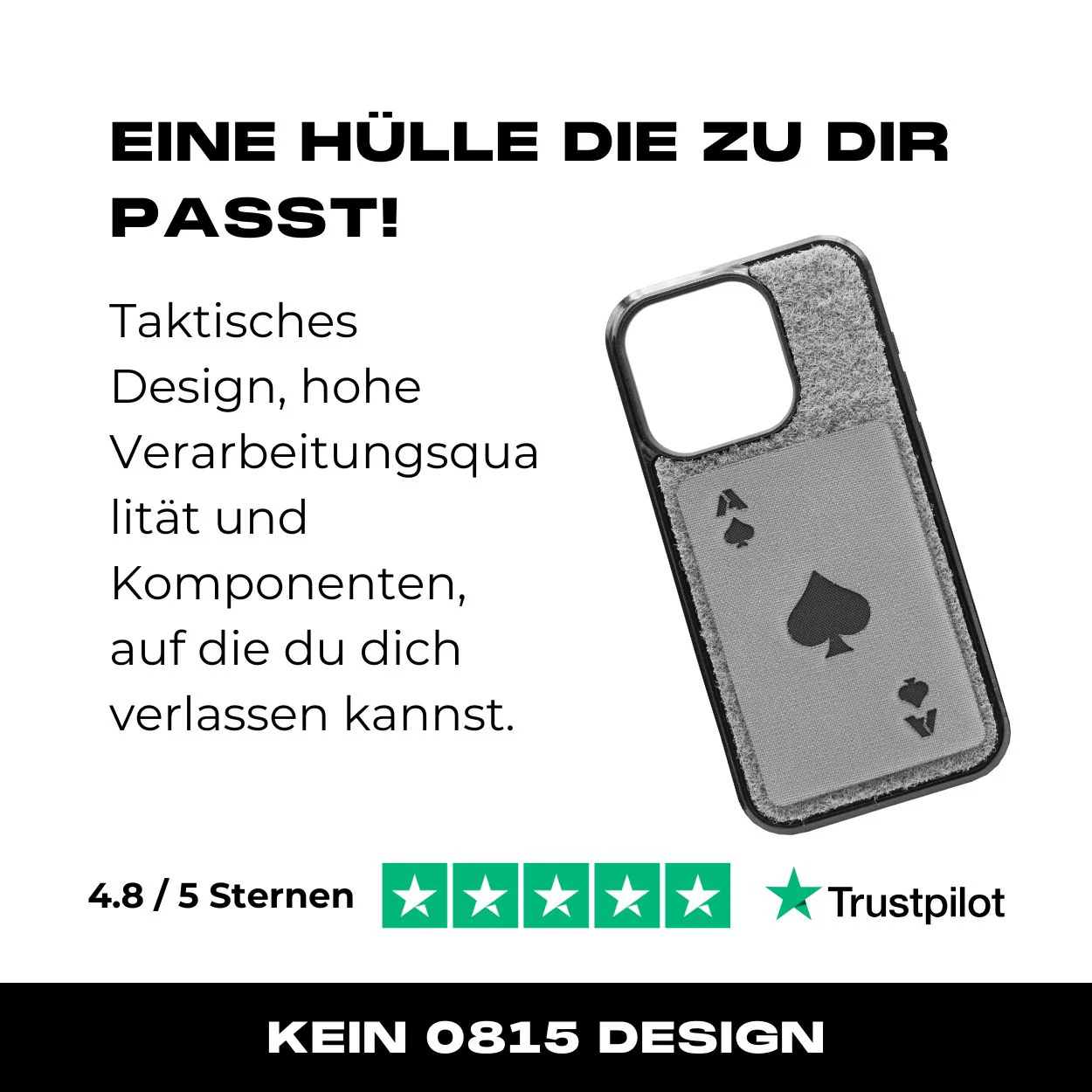 Tactical Case mit Wolfgrey Flauschklett - iPhone 14 Reihe - Image 7