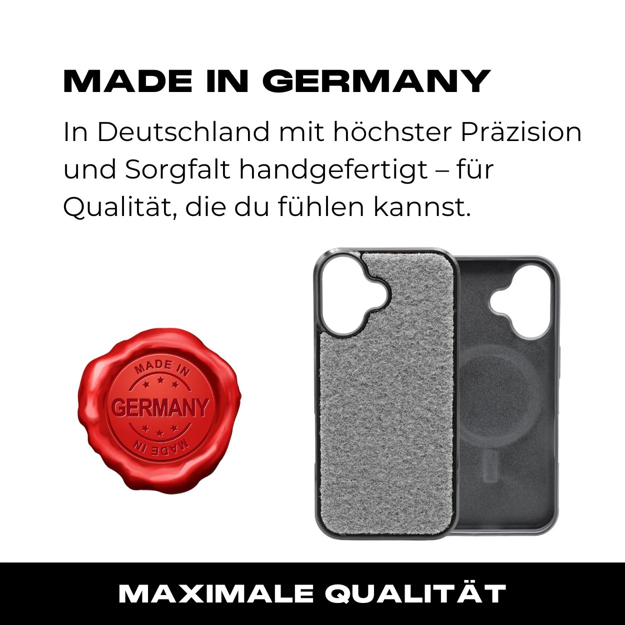 Tactical Case mit Wolfgrey Flauschklett - iPhone 16 Reihe - Image 6