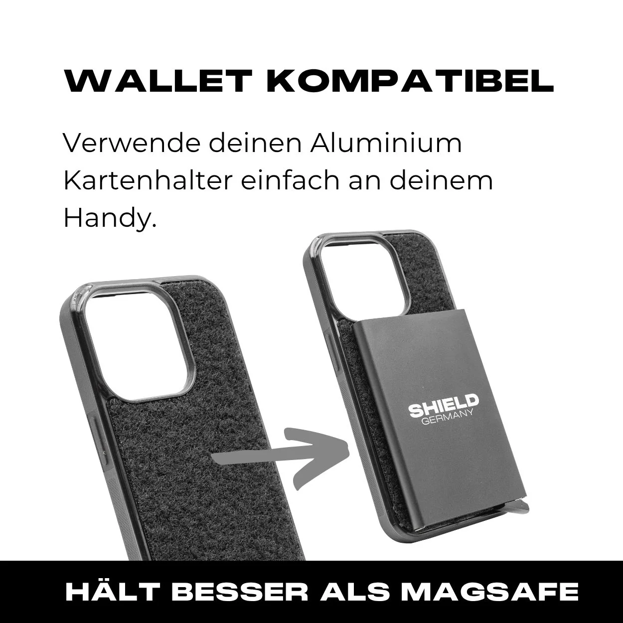 Tactical Case mit schwarzem Flauschklett - iPhone 14 Reihe - Image 5
