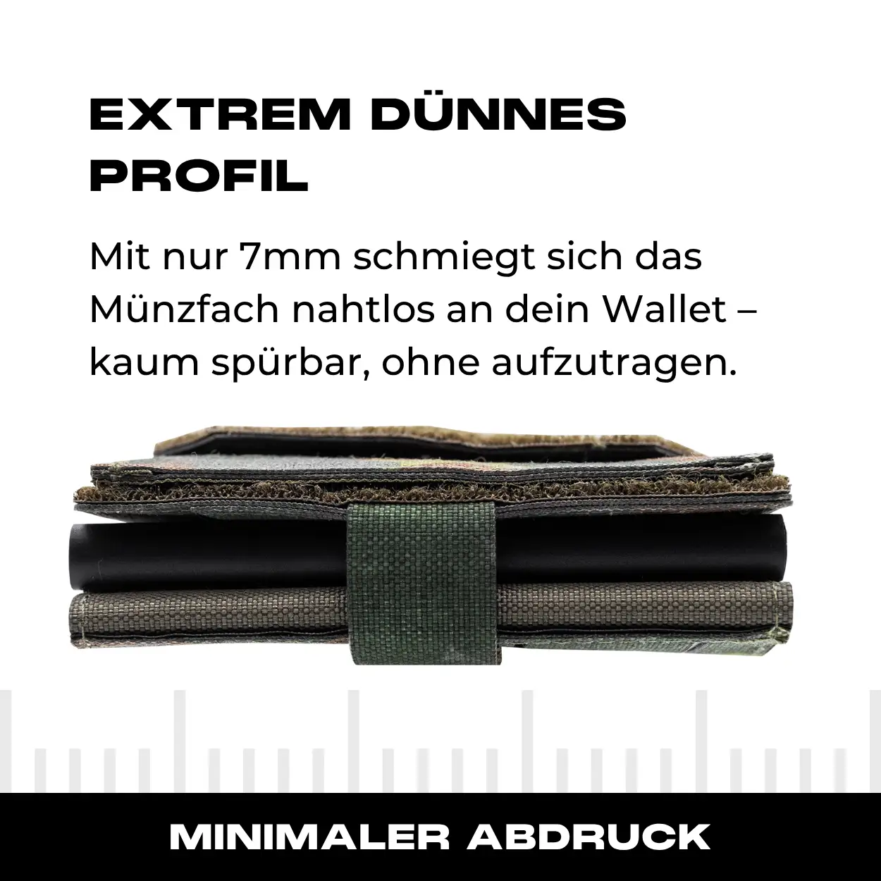 Tactical Wallet Münzfach - 5-Farben Flecktarn - Image 3
