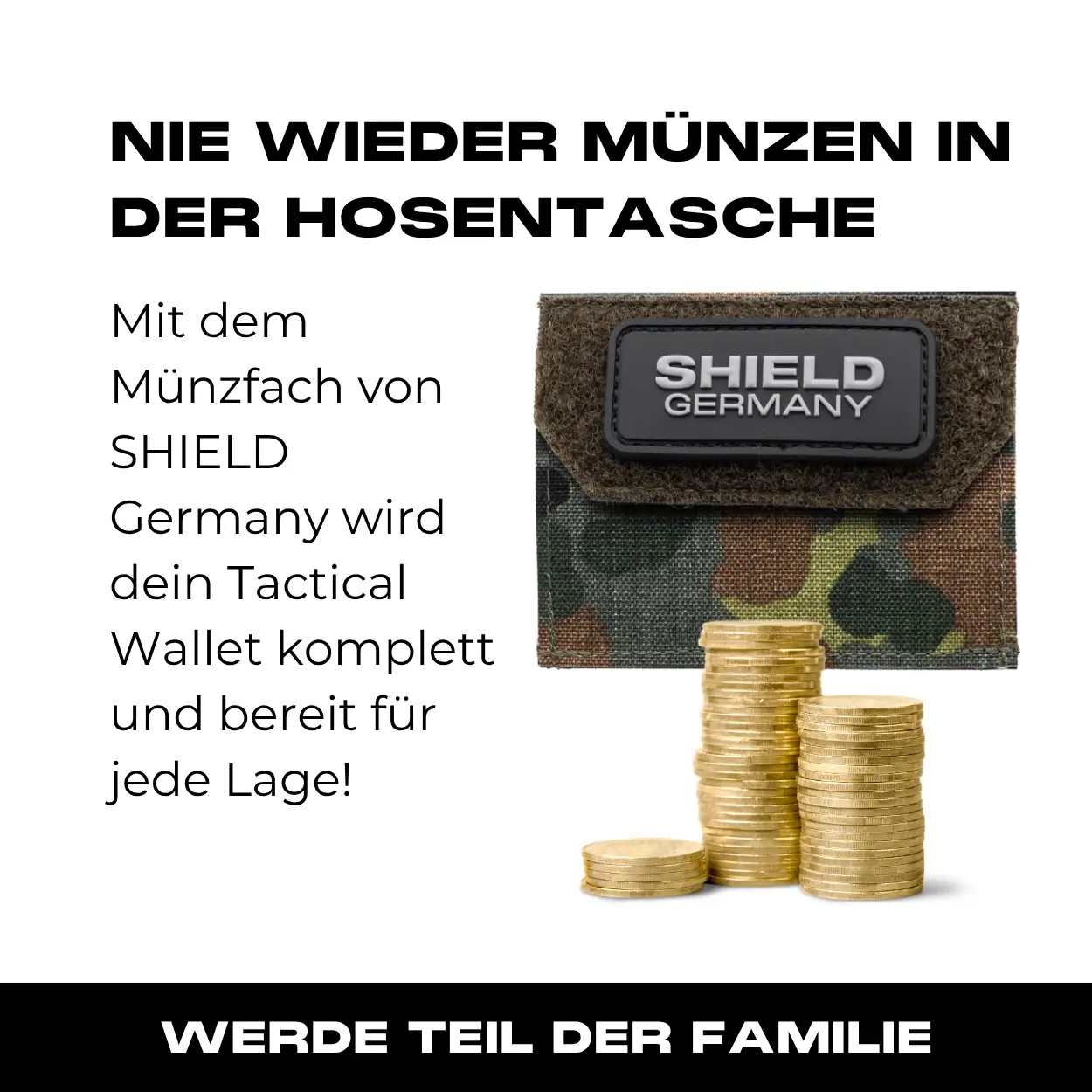 Tactical Wallet Münzfach - 5-Farben Flecktarn - Image 9