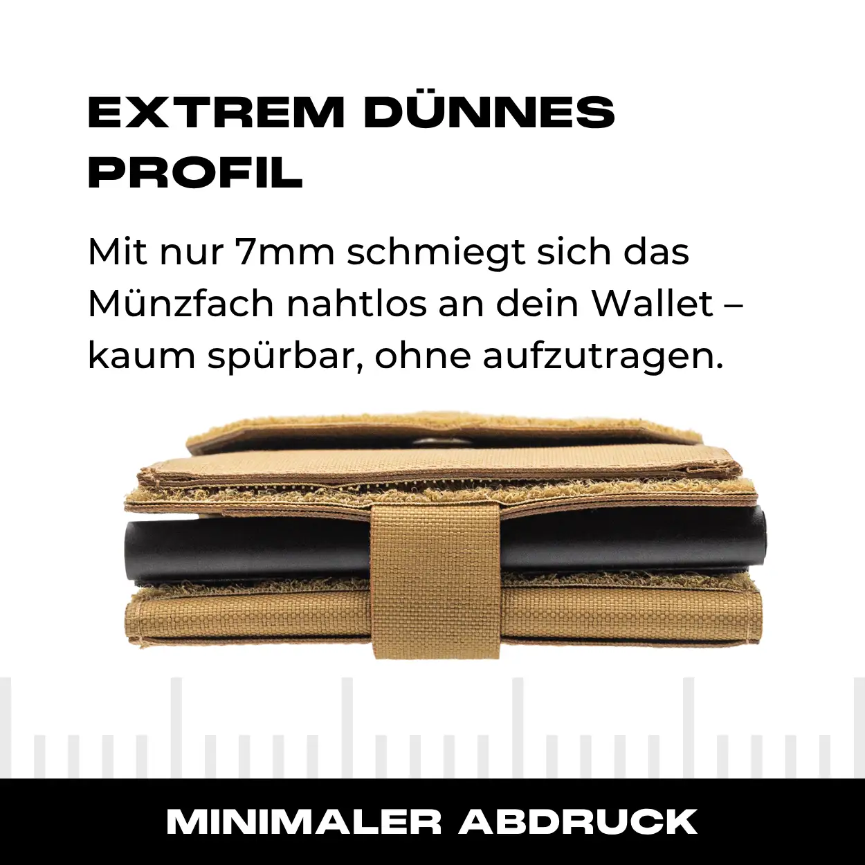 Tactical Wallet Münzfach - Coyote - Image 3