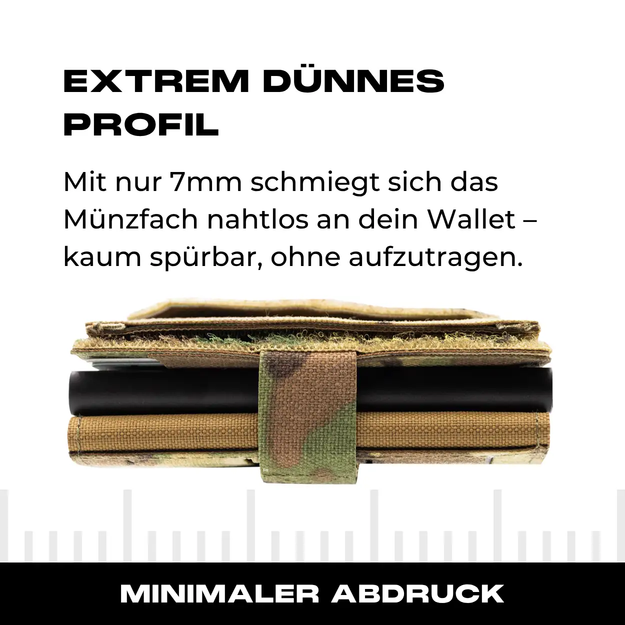 Tactical Wallet Münzfach - Multicam Hell - Image 4